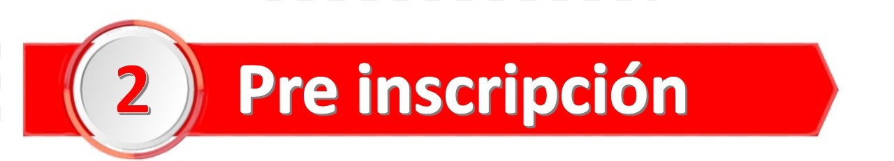 Pre-Inscripción
